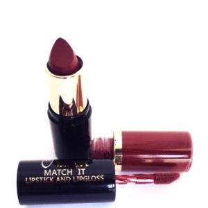 New Eve 2 in1 Trendy Match it BURGUNDY Lipstick and Lip Gloss Cosmetic Duo