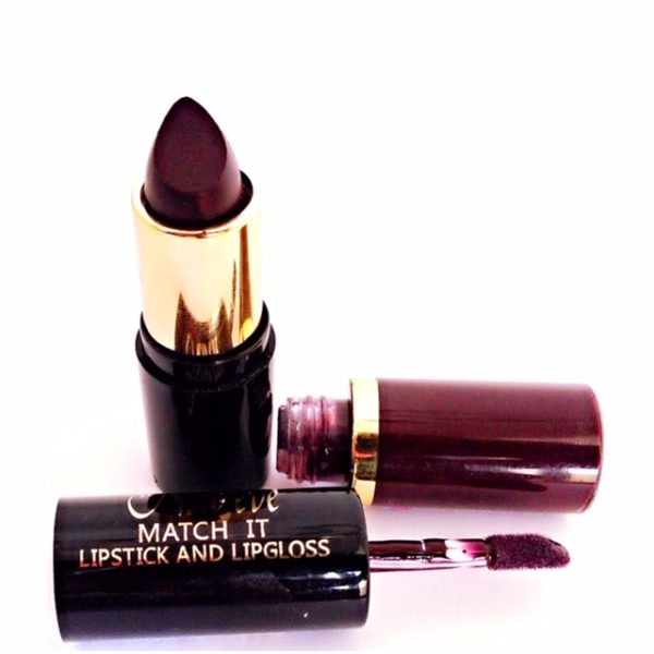 New Eve 2 in1 Trendy Match it DARK CHOCOLATE Lipstick and Lip Gloss Cosmetic Duo